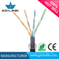 Outdoor waterproof single PE/ double jacket 24awg cat5e outdoor prices